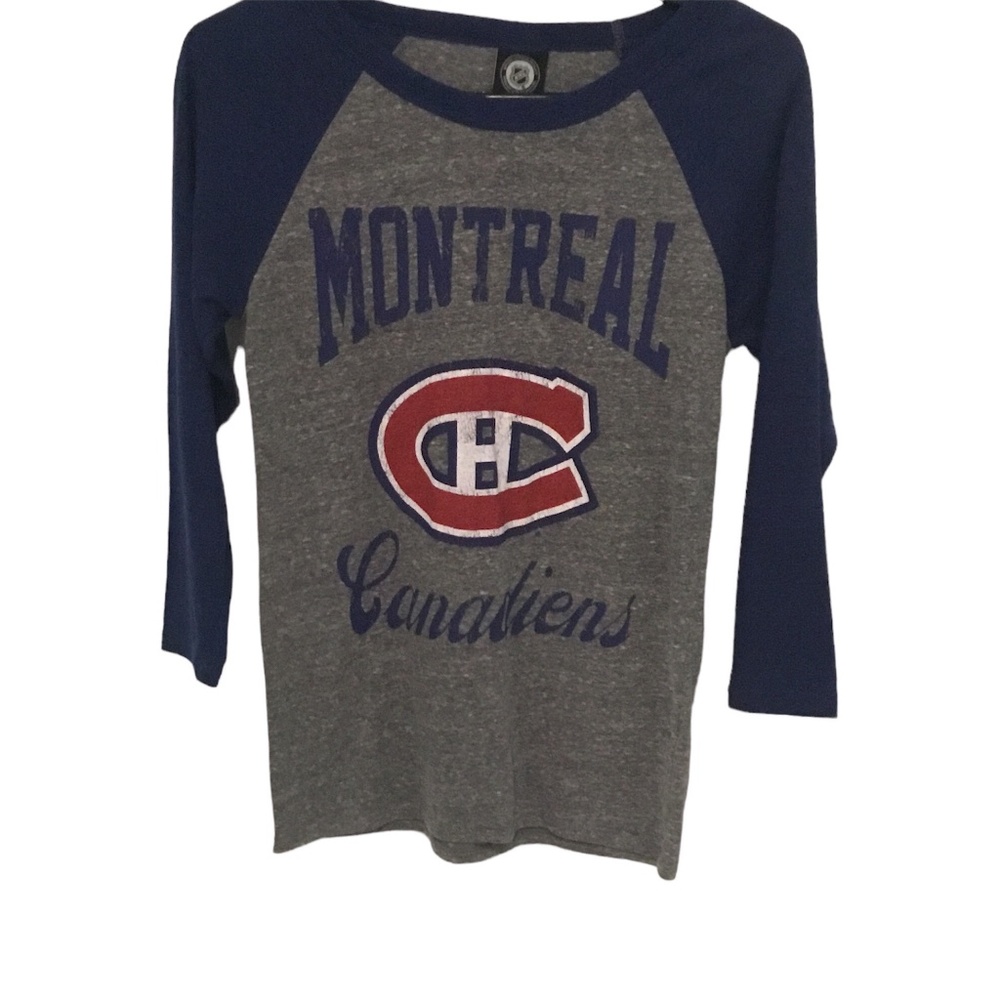 Montreal Canadians NHL women’s tee, small, Forever21, 3/4 sleeves
